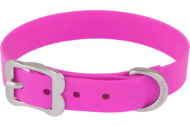 PVC Halsband - Hot Pink (Biothane)