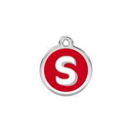 Letter S Rood-Small 20mm