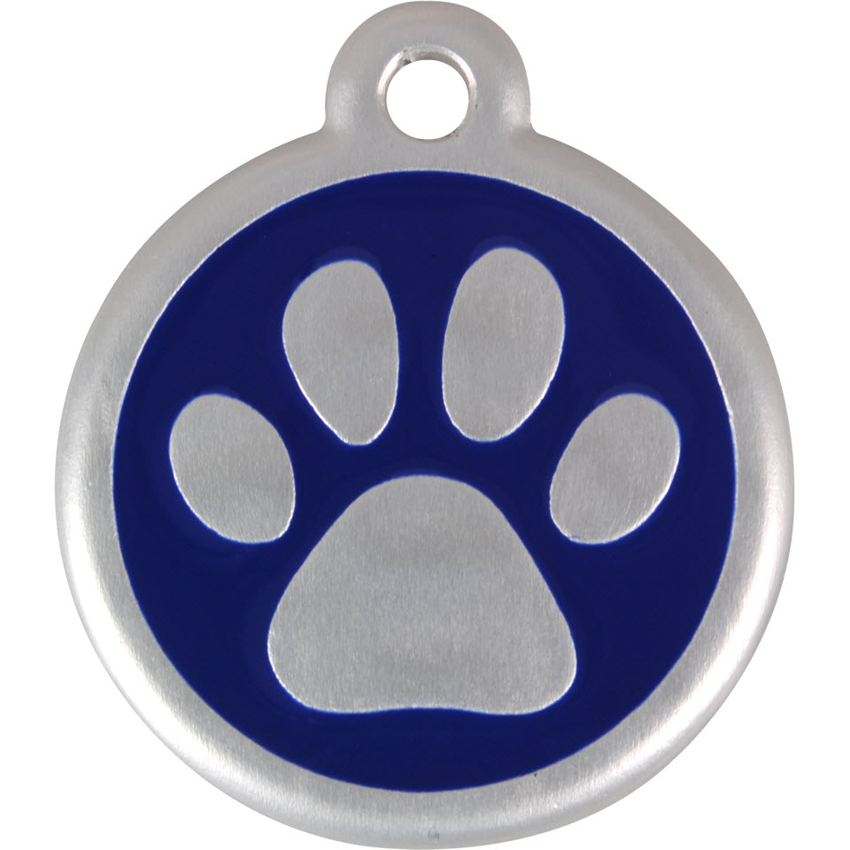 QR - Paw Print Navy