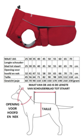 Regenjas Rood maat 60