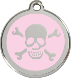 Scull & Bones (1XB) Roze - Small 20mm