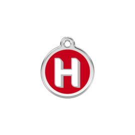 Letter H Rood-Small 20mm