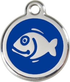 Vis (1FI) Donkerblauw - Small 20mm