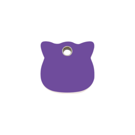 Kattenkopje Plastic (4CH) Paars