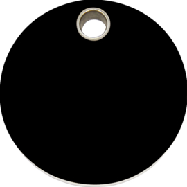 Rondje Plastic (4CL) Zwart - Small 20mm