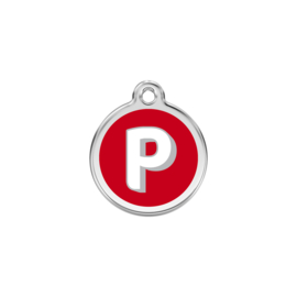 Letter P Rood-Small 20mm