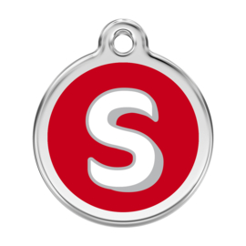 Letter S Rood-Large 38mm