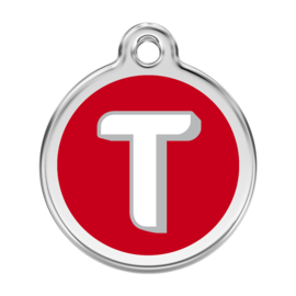 Letter T Rood-Large 38mm