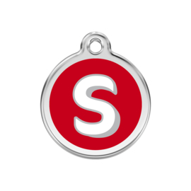 Letter S Rood-Medium 30mm