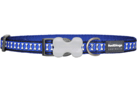 Halsband Hond - Donkerblauw Reflective