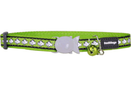 Halsband Kat - Reflective Lime Green