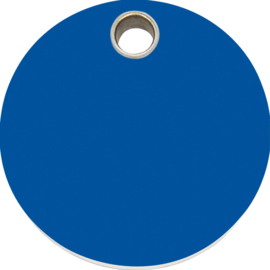 Rondje Plastic (4CL) Donkerblauw - Medium 30mm