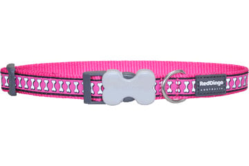 Halsband Hond - Hot Pink Reflective