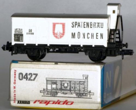 Arnold 0427. Koelwagen"Spatenbrau Munchen"van de DB