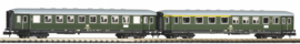 Piko 40621# Schürzeneilzugwagen 1./2. Klasse und 2. Klasse DB IV