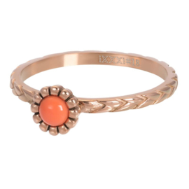 Ring Inspired Coral ; roségoudkleurig