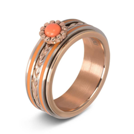 Ring Inspired Coral ; roségoudkleurig
