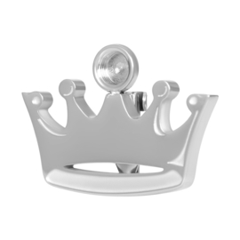 iXXXi Crown Broche top part ; zilverkleurig