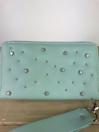 Portemonnee ; Sterren en studs mint