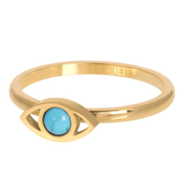 iXXXi ring Lucky Eye ; goudkleurig