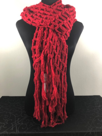 Winter sjaal ; rood