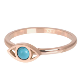 iXXXi ring Lucky Eye ; rosegoudkleurig