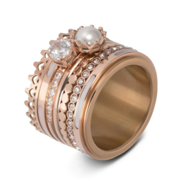 Ring Little Princess ; rosé-goudkleurig