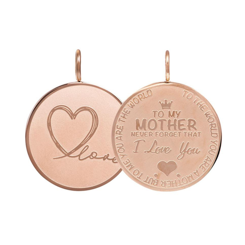 iXXXi Hanger Mother Love ; groot ; rosé goudkleur