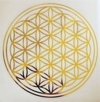 Flower of Life, zelfklevend folie, 18 cm  doorsnee