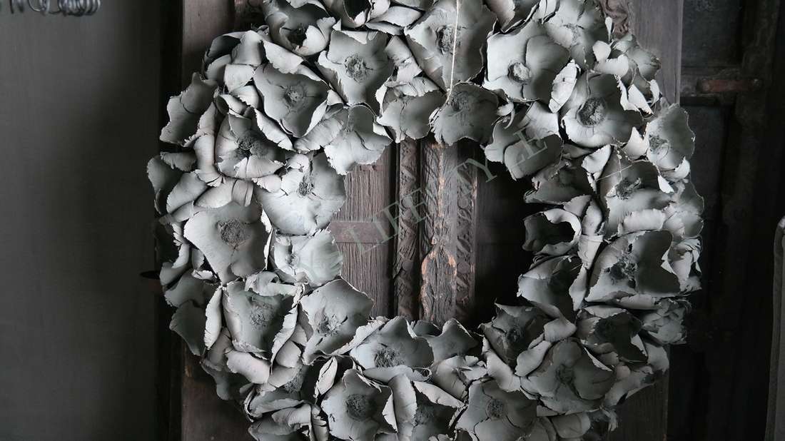 Krans Palm Cup | Greywash | 80 cm