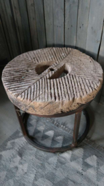 Ronde tafel | oude molensteen