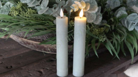 LED dinerkaarsen XL | greige 2 stuks