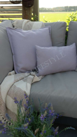 Kussen outdoor | Ella lila 30 x 50 cm