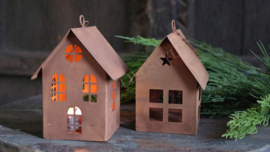 Hanger huisje roest | ster