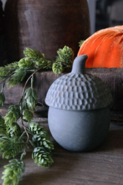 Acorn candle cup | grey