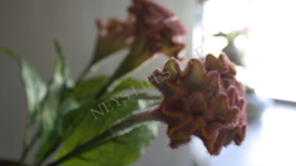 Celosia kunst bloem 62 cm | paars