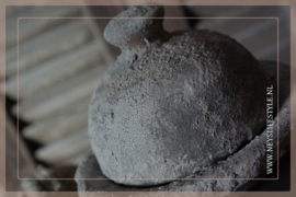 Windlichtje met deksel Rustic |grey S
