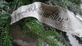 Shabby lint Frohe Weihnachten | 1 m