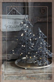 Kerstboom LED parel zwart | S