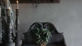 Kandelaar Andi brown wood  | XL