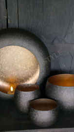 Alu bowl brass | theelicht L