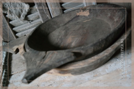 Oude originele houten schaal | oor