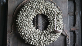 Krans coco fruit | olive green | 55 cm