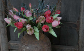 Boeket kant en klaar tulpen | mix colours