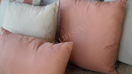 Outdoor basis kussen peach  | 45 x 45 cm