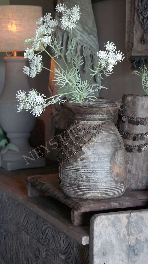 Wildwortel /fluitekruid kunst bloem | wit S