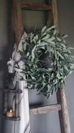Olijfblad krans namaak | 53 cm