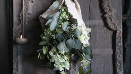 Toef eucalyptus - wildwortel wit namaak | excl doek