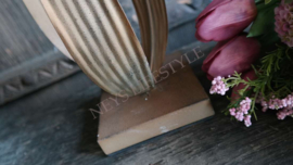 Tulp kaarsenhouder | metaal