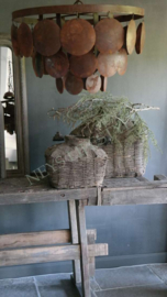 Schijfjeslamp Sober incl fitting  | roest L